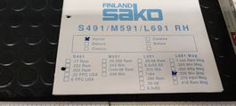 WAFFEN ANLEITUNG FINLAND SAKO HUNTER