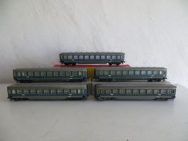Trix Express H0: Set 5 Personenwagen TOUROPA, 390, ohne OVP