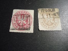 2 uralte Marken Preussen o