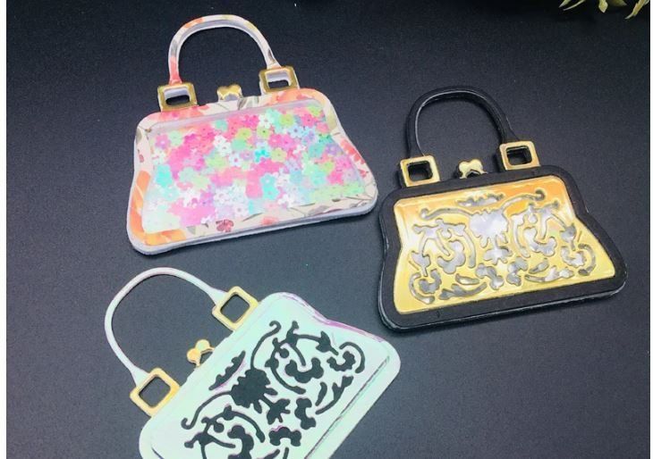 Sciablone: Neues Stanzschablonen-Set Handtasche – Nuovo e nell'imballaggio originale da Effretikon venduto da wenuss 2