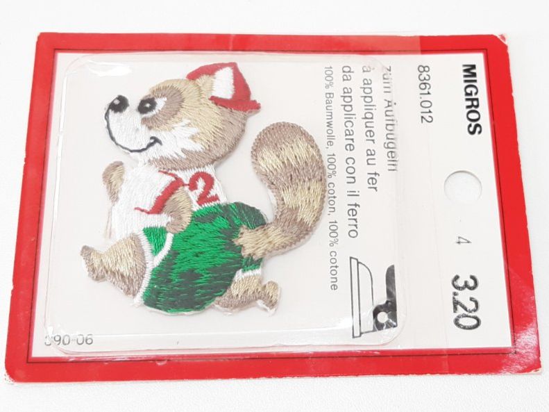 Tessuti: Patch Eichhörnchen - Patch écureuil – Nuovo e nell'imballaggio originale da Savagnier venduto da Marderuth