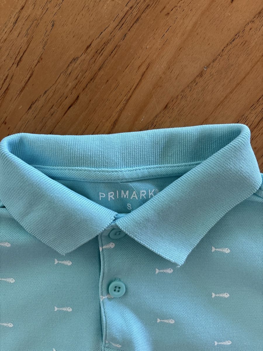 Primark Polo-Shirts: Cool Fish Print Polo Shirt - Primark - Size s – Gebraucht aus Zürich von Grothschild 2