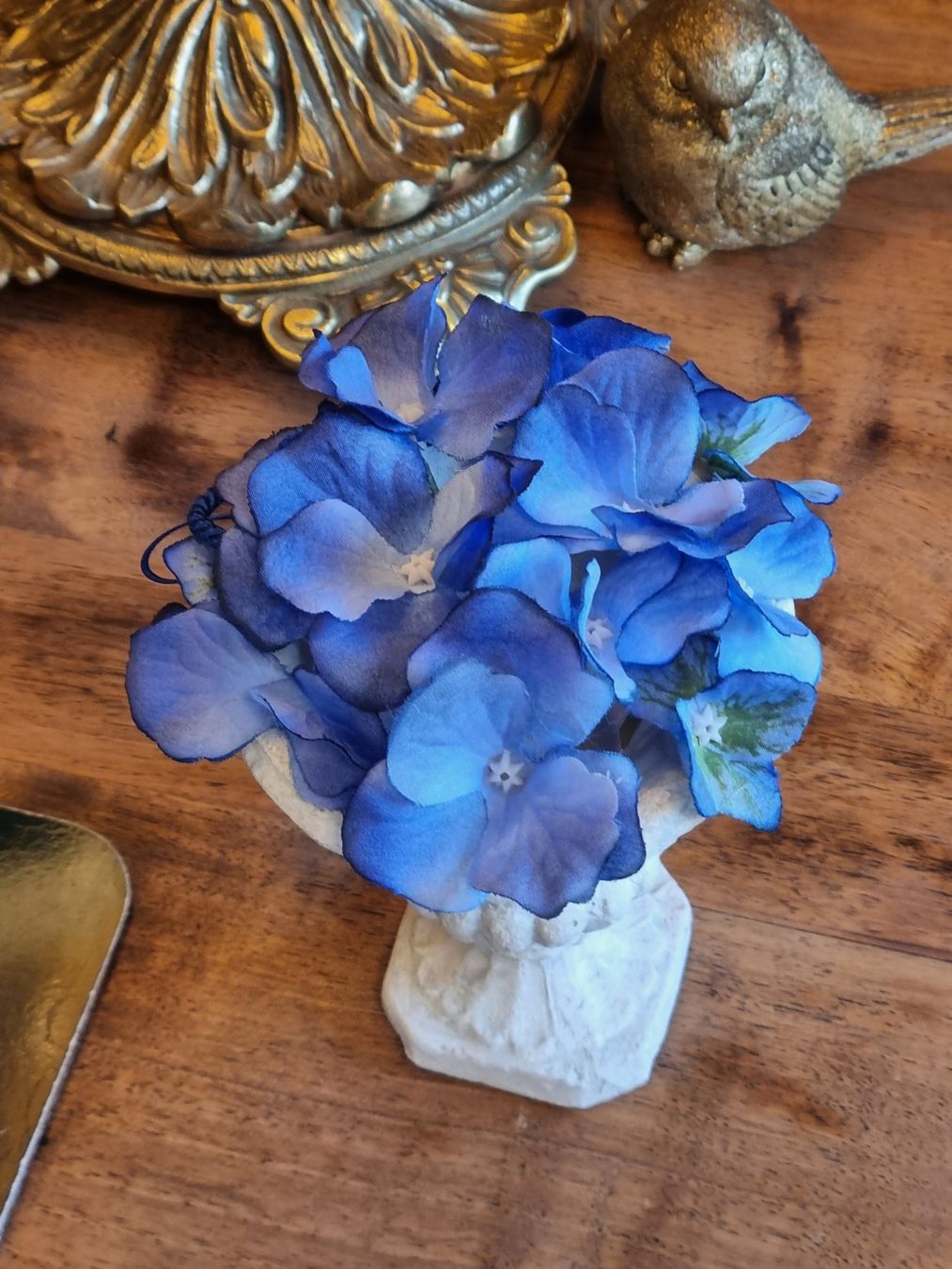 Blumentöpfe: Mini Urne Cachepot Antik Stil blaue Blumen – Gebraucht aus Scharnachtal von devin03 4