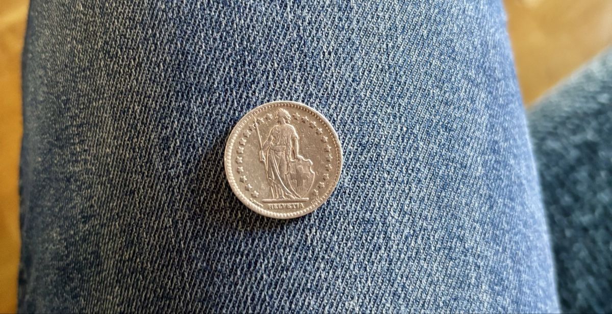Alle Münzen: Pièce de 1franc suisse – Gebraucht aus Estavayer Le Lac von sico1260 3