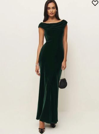 Reformation Elvie velvet dress
