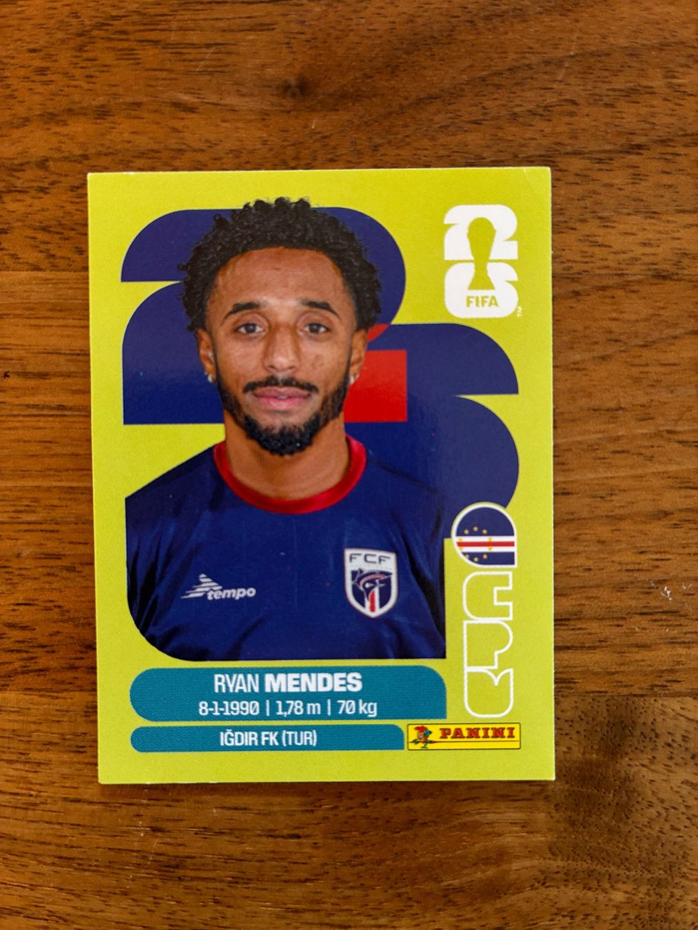 Panini Sammelbilder & Trading cards: FIFA WC 2026 Ryan Mendes CPV 17 – Neu (gemäss Beschreibung) aus Boll von valoune01