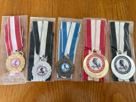 5 Schützen-Medaillen Josef-Munzinger-Schiessen