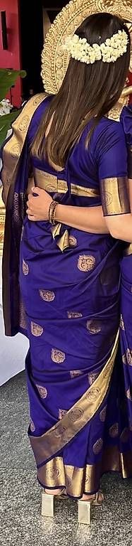 Robes: Saree blau – D'occasion à Rüfenacht BE par sdent 1