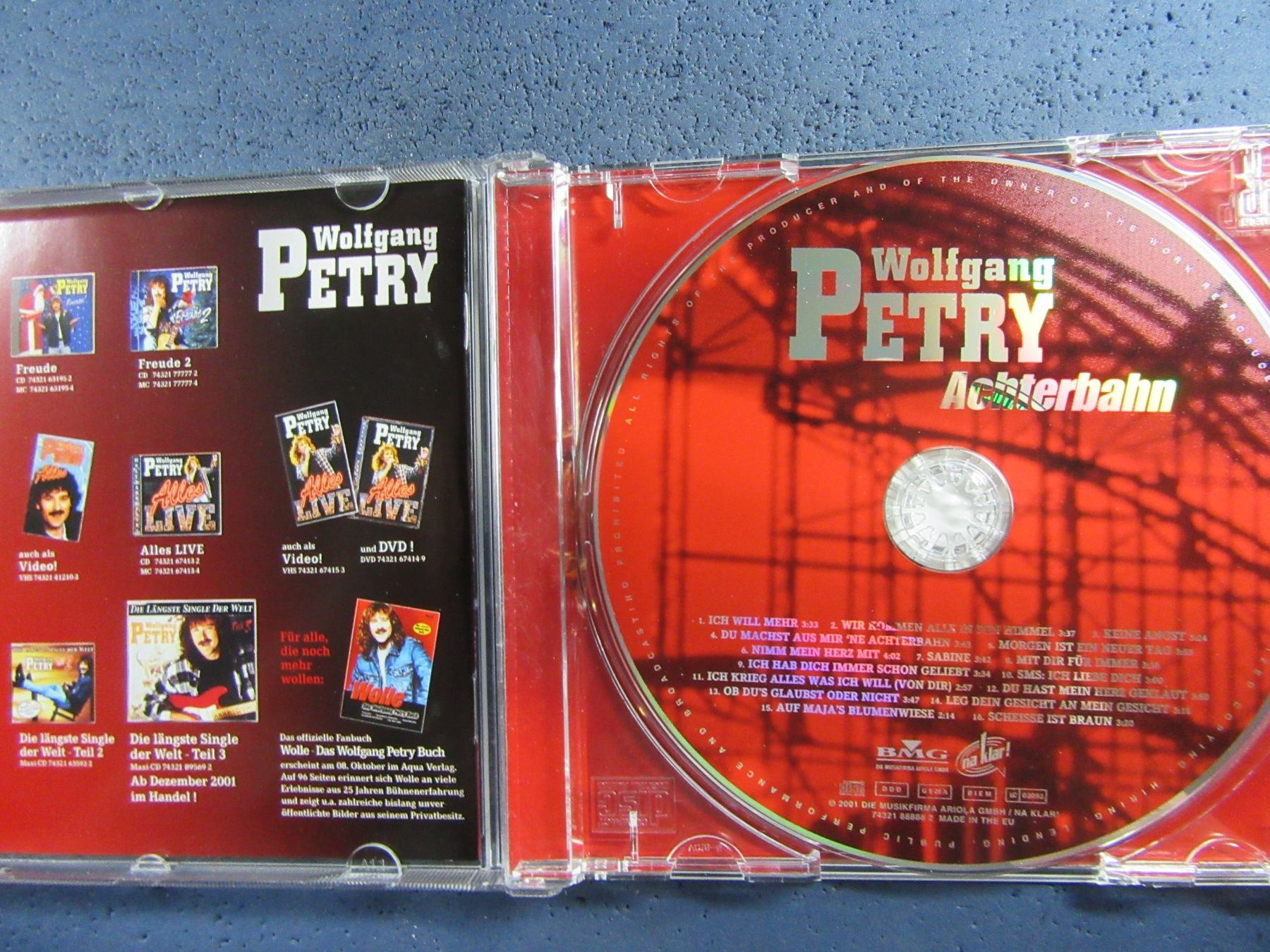 CD: WOLFGANG PETRY CD " ACHTERBAHN " – Usato da Ettingen venduto da Hausi4711 2