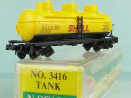 Modell Power Spur N Shell Tankwagen