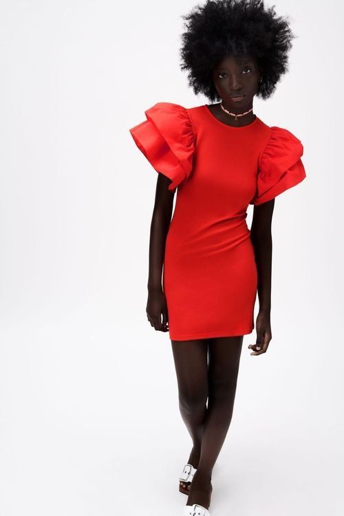 Zara Vestiti: Zara Rotes Kleid Grösse S – Nuovo (secondo la descrizione) da Döttingen venduto da SenKirman 3