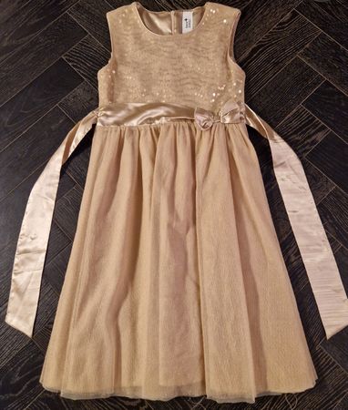 Wunderschönes festliches Kleid mit Pailletten Gr. 152