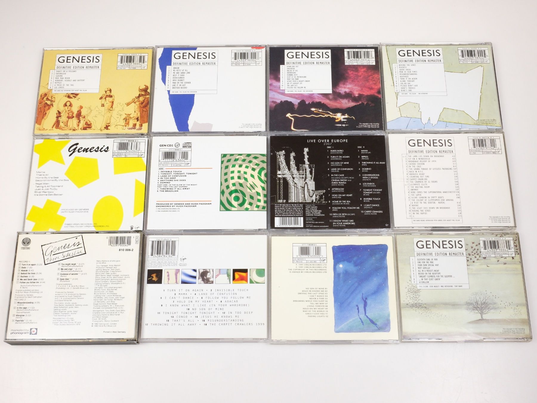 CD: GENESIS (12 CDs) – Usato da Lobsigen venduto da Markus_Haenggi_Bern 1