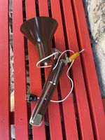 Vintage Scheren-Schreibtischlampe, Dänemark, Braun 50er