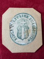 COLOMBIER (NE)- ÉCOLE MILITAIRE Cachet 19ème Siècle - Ø 30mm