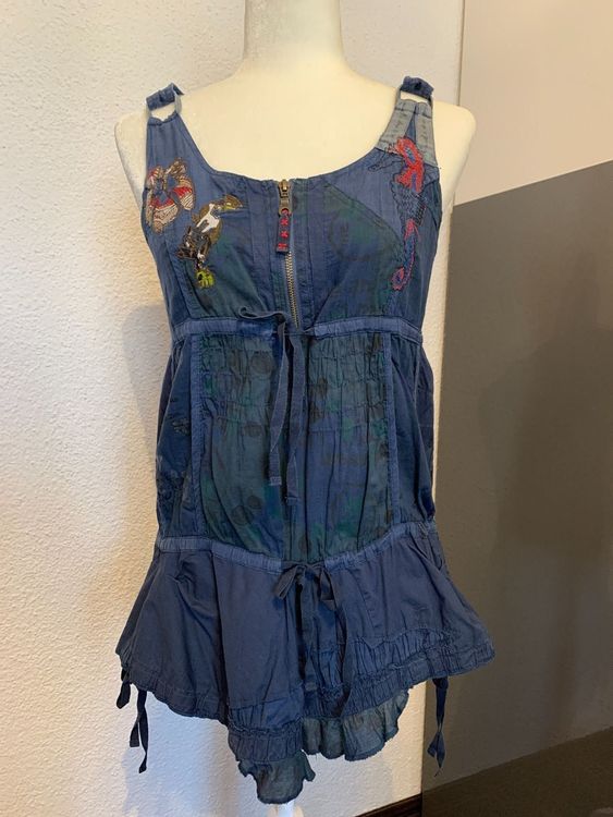 jolie chemise en voile multicolore DESIGUAL taille 36 fr 40i (S) ÉTAT
