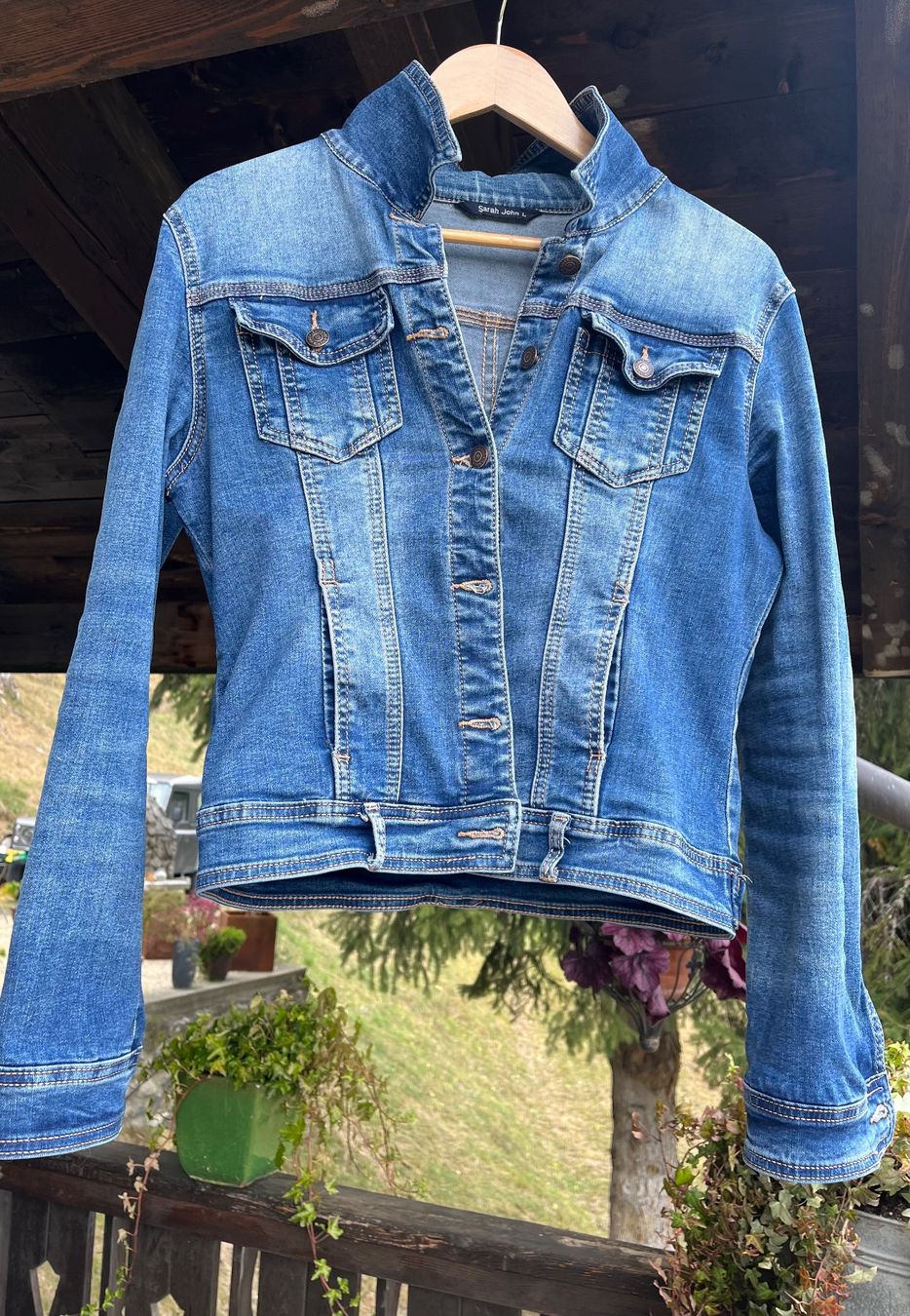 Jacken: Veste en jeans Gr L stretch – Gebraucht aus Ovronnaz von fra_n8h8