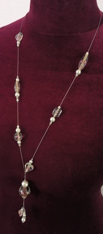 Catenine: Glasperle Halskette Rose – Usato da Rüti ZH venduto da Restwert_Rueti_ZH 4