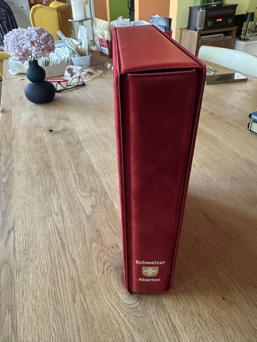 Album: Samtener Ringbinder mit Box ohne Einlageblätter gut erhalten – Usato da Schmitten / FR venduto da Samsara169 5