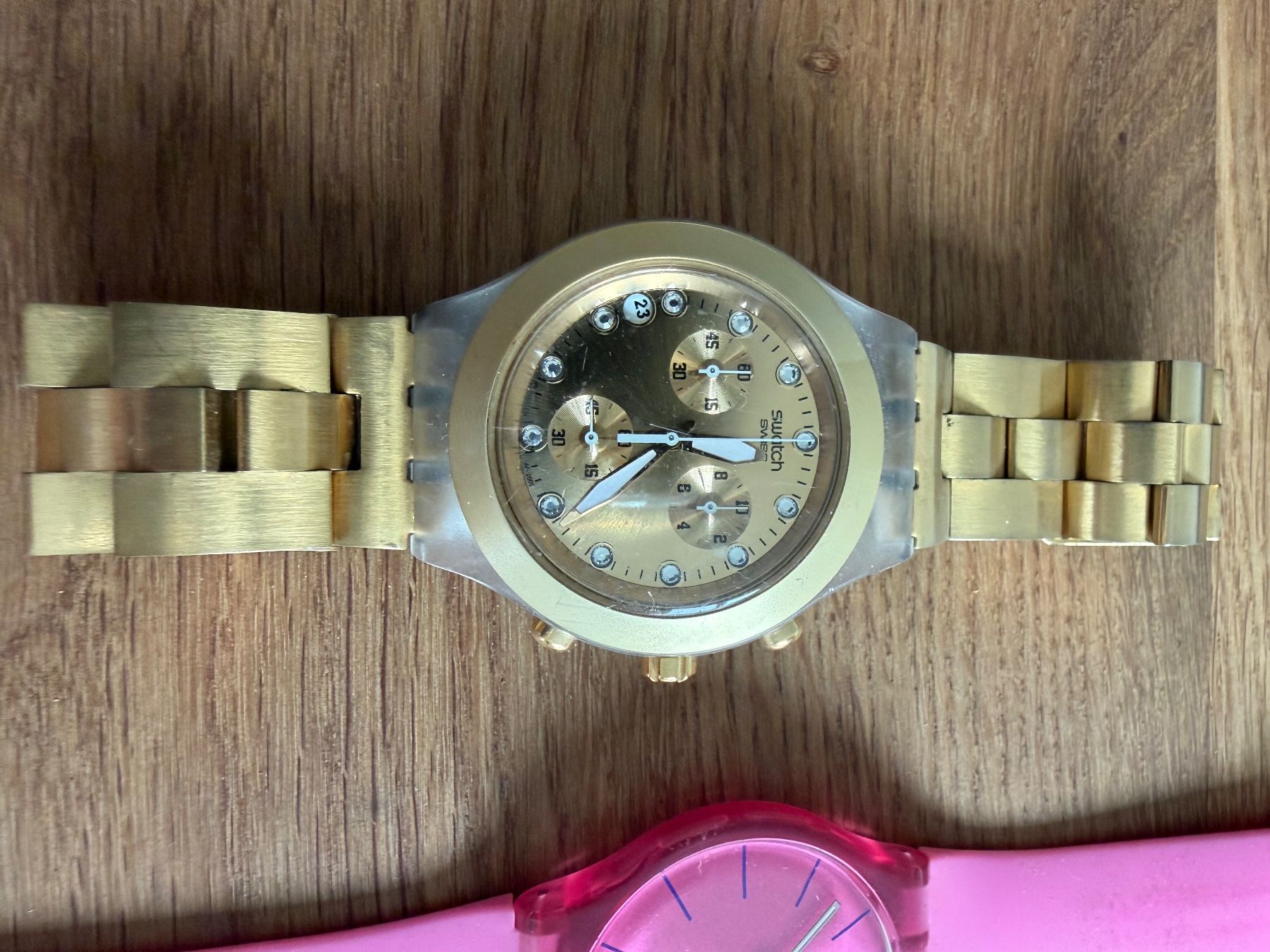 Swatch Uhren: Lot de 4 montres Swatch occasion – Gebraucht aus Cudrefin von Carolomino01 3