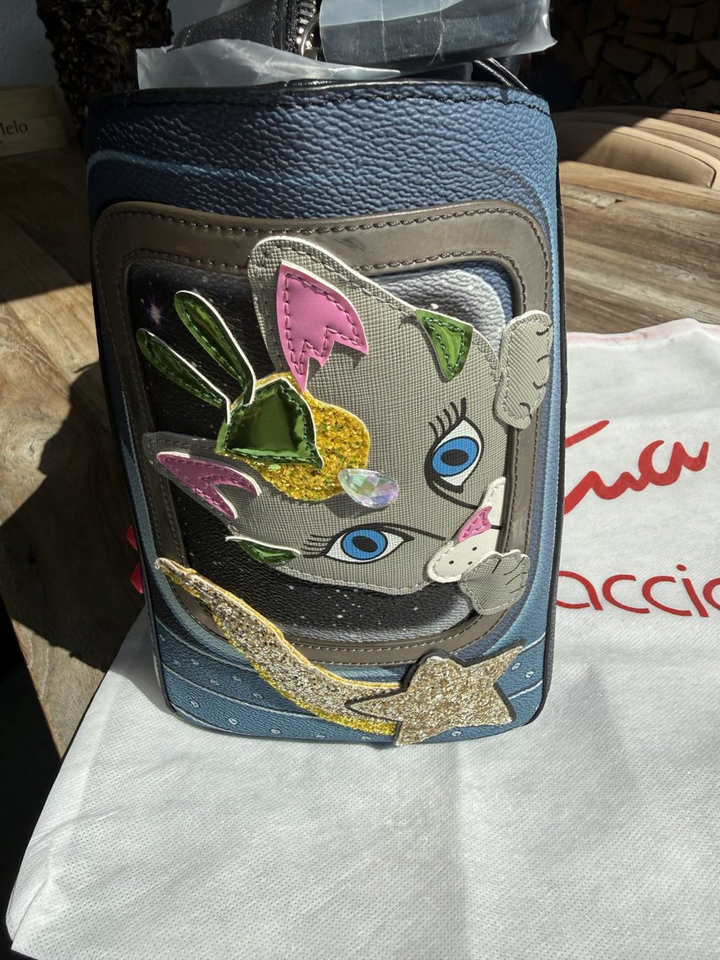 Braccialini Taschen für Damen: Braccialini Handtasche "Space Cat" -  Neu mit Etikett! – Neu und originalverpackt aus Bergdietikon von timedancer 2