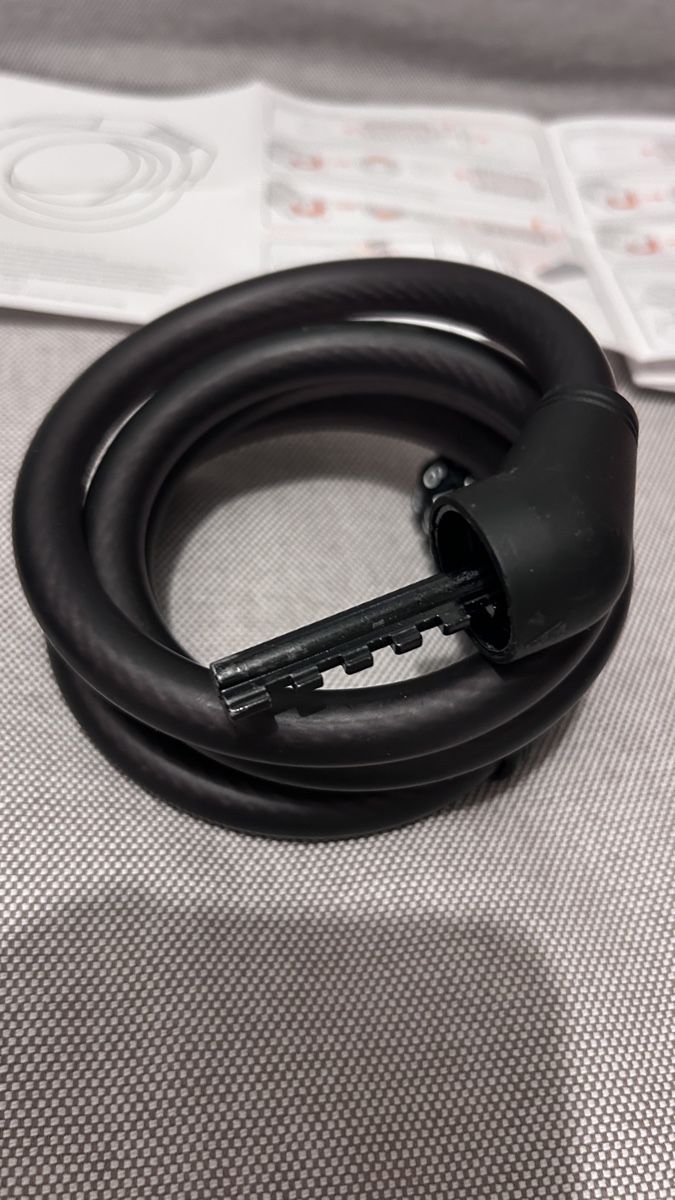 Schlösser: Cable Lock Combination Black Bicycle Security – Gebraucht aus Genève von Noemie.wrmsi 2