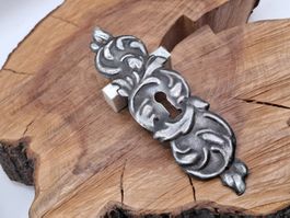 1 Schlüssel Rosette, 17.3cm, Eisen Antik Style (3975#MBS3)