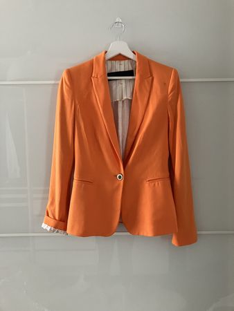 Zara Blazer orange, Gr. S
