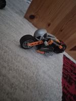 Lego Technic Motorrad schwarz orange gebraucht