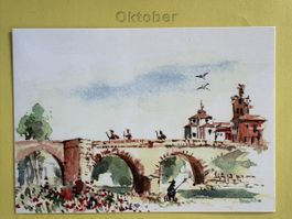 AK mit Kunst von Hannes Wimmer