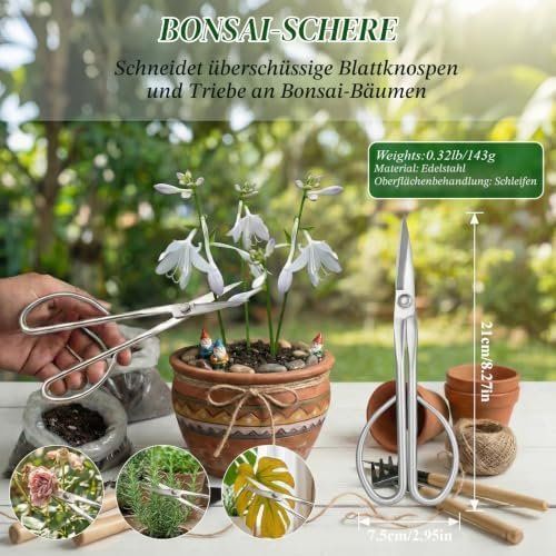 Alle Werkzeuge: Bonsai Scheren Blattknospenschere, Knopfschere und – Neu und originalverpackt aus Hundwil von Stallone6 5