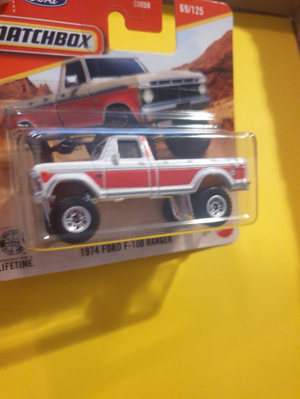 Matchbox Modellini d'auto: Matchbox 1974 FORD F-100 RANGER – Nuovo e nell'imballaggio originale da Oftringen venduto da Rotor 4