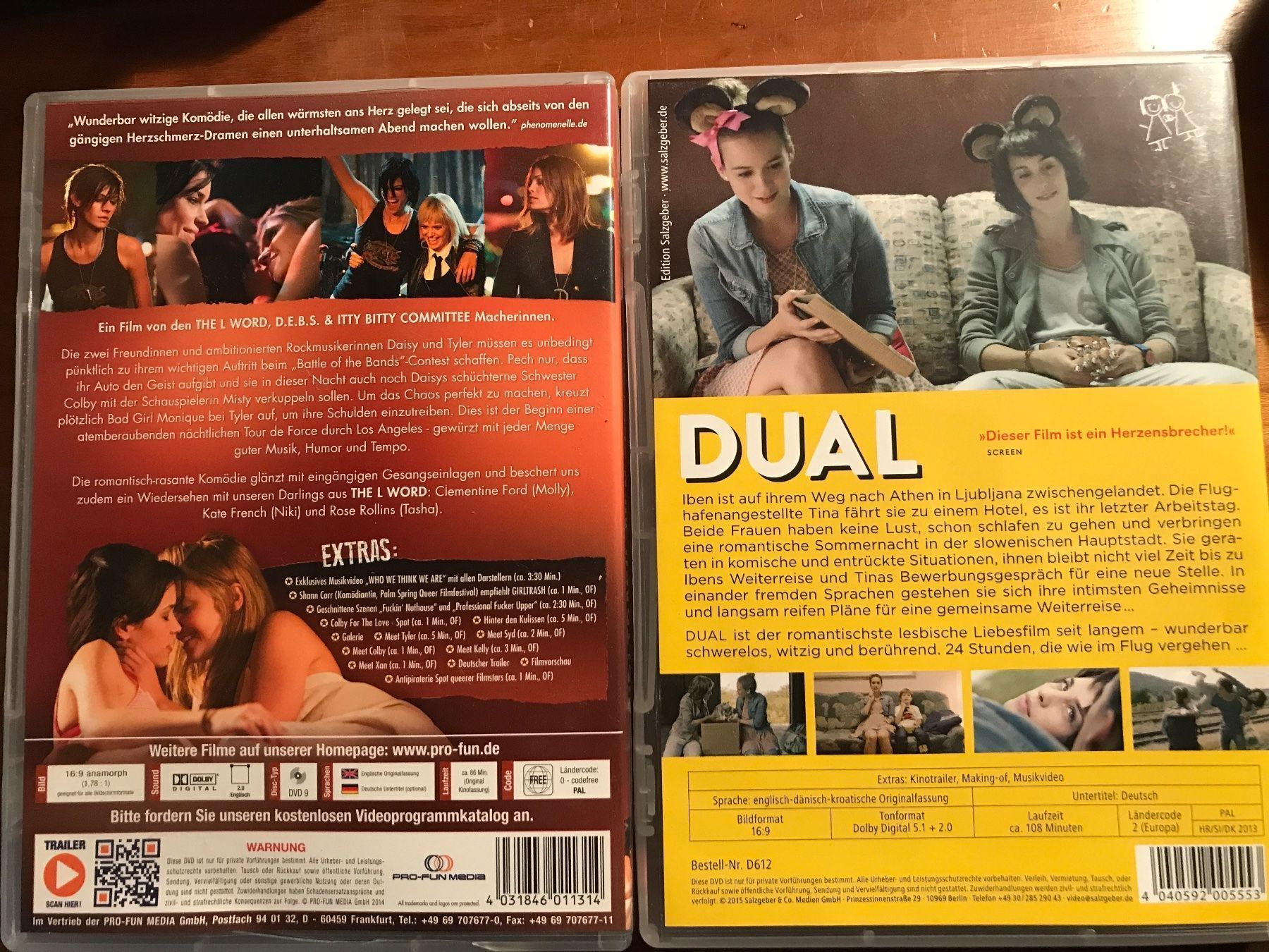 Tutti i DVDs: Girltrash, Dual, QC – Usato da Schliern b. Köniz venduto da Corinu59 1