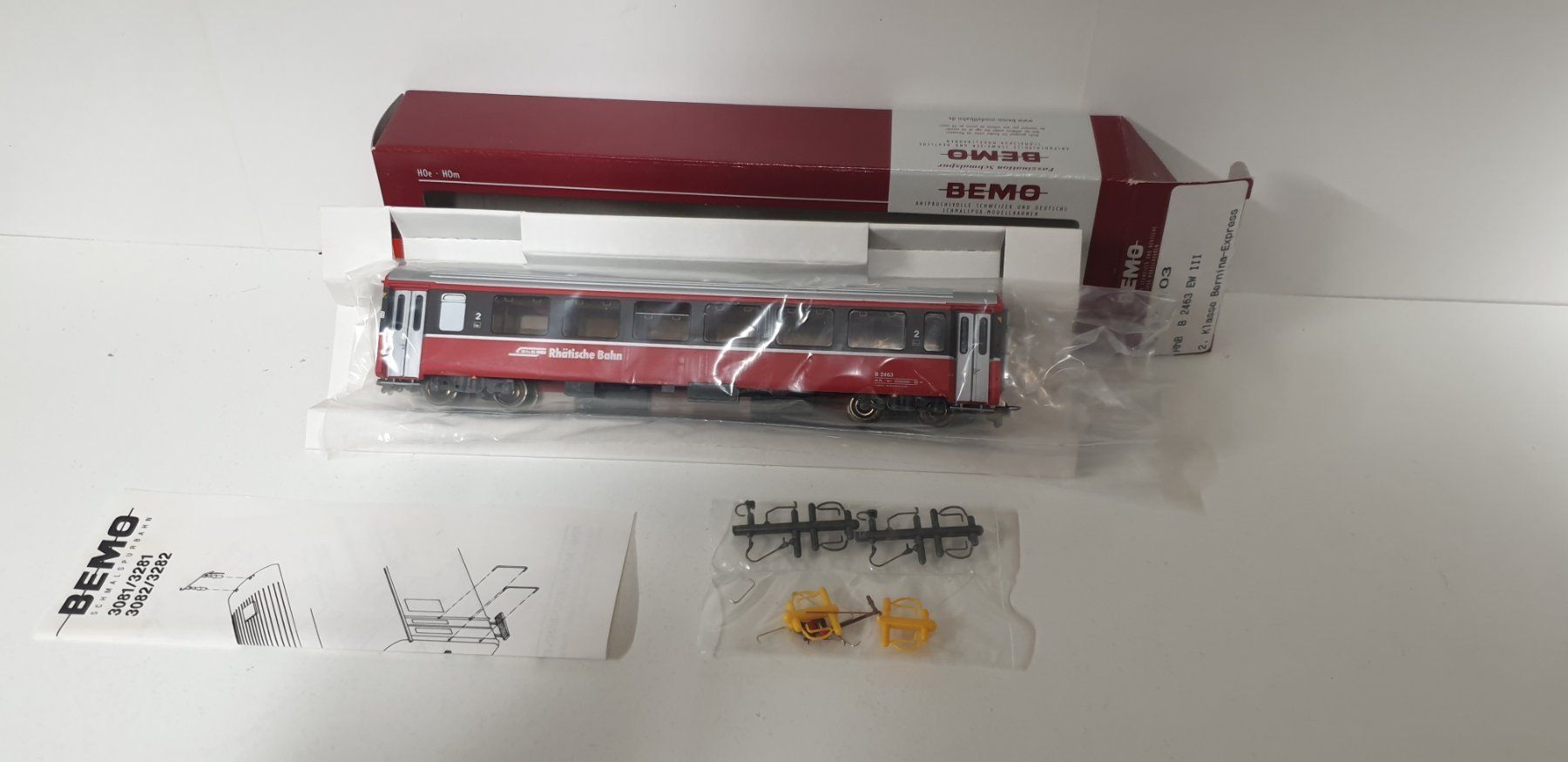Bemo Modellini di ferrovie: Bemo RhB Bernina Express EW III 3282 103 – Nuovo (secondo la descrizione) da Neuenhof venduto da ludovicco 5