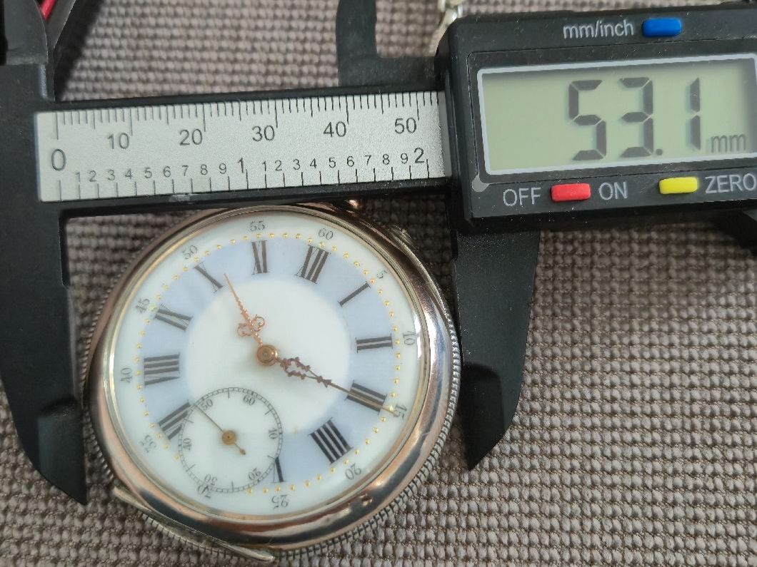 Uhren: Antike Silbertaschenuhr, ca. 53 mm mit Box – Gebraucht aus Marbach SG von Zippo1401 6
