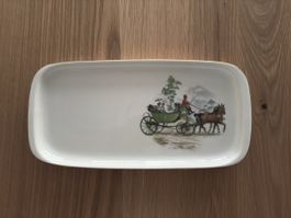 Cake Kuchenplatte mit Pferdekutsche Swiss Langenthal