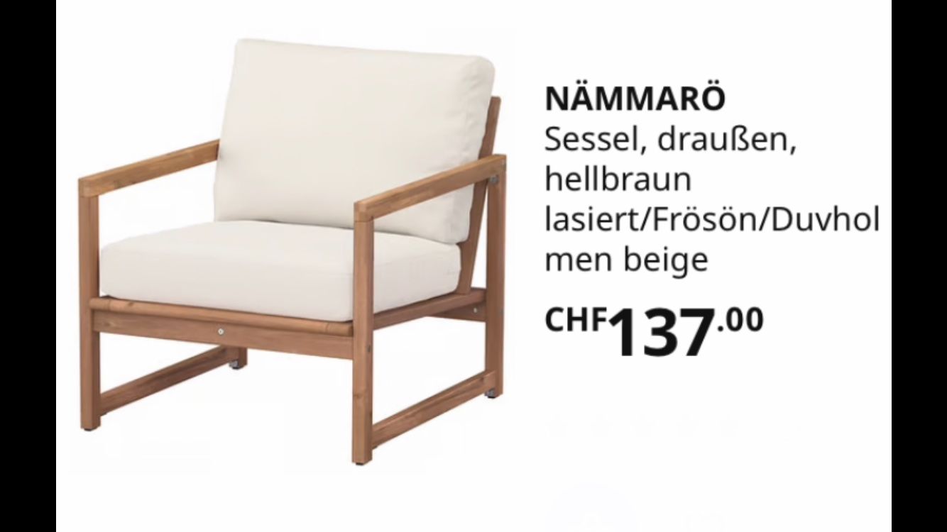 Ikea Poltrone: 2 Sessel NÄMMARÖ IKEA – Usato da Steffisburg venduto da haryco2 2