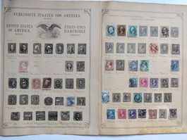 Briefmarken USA ab den Anfängen inkl. Einsteckalbum