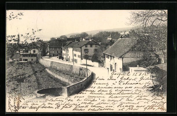 Cartoline postali: AK Chez-le-Bart, Ortspartie mit Strasse – Usato da Berlin venduto da bartko-reher