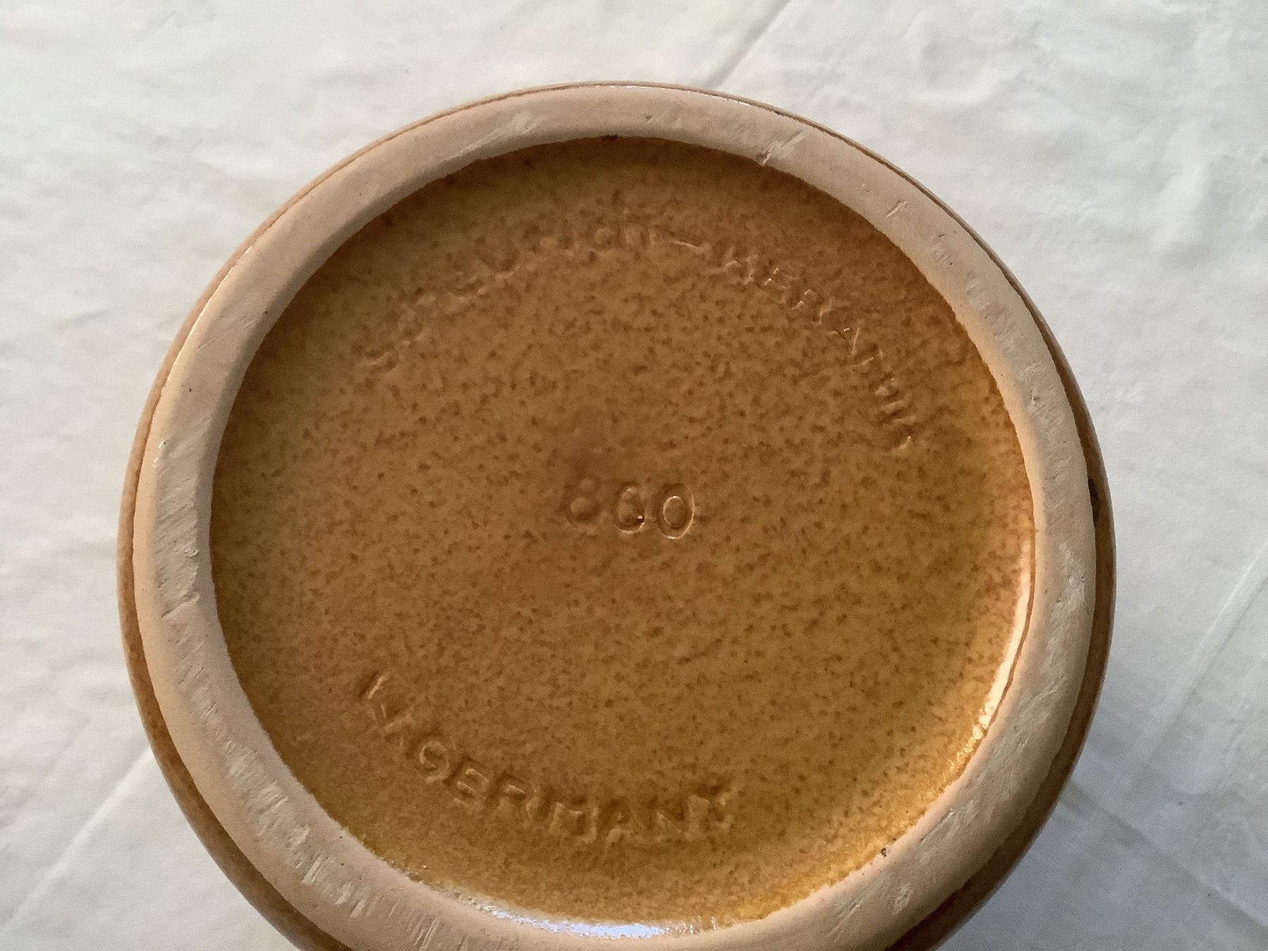 Pentole: Keramik Rumtopf braun mit Deckel Germany 860 – Nuovo (secondo la descrizione) da Wädenswil venduto da Jsi.Z01 1