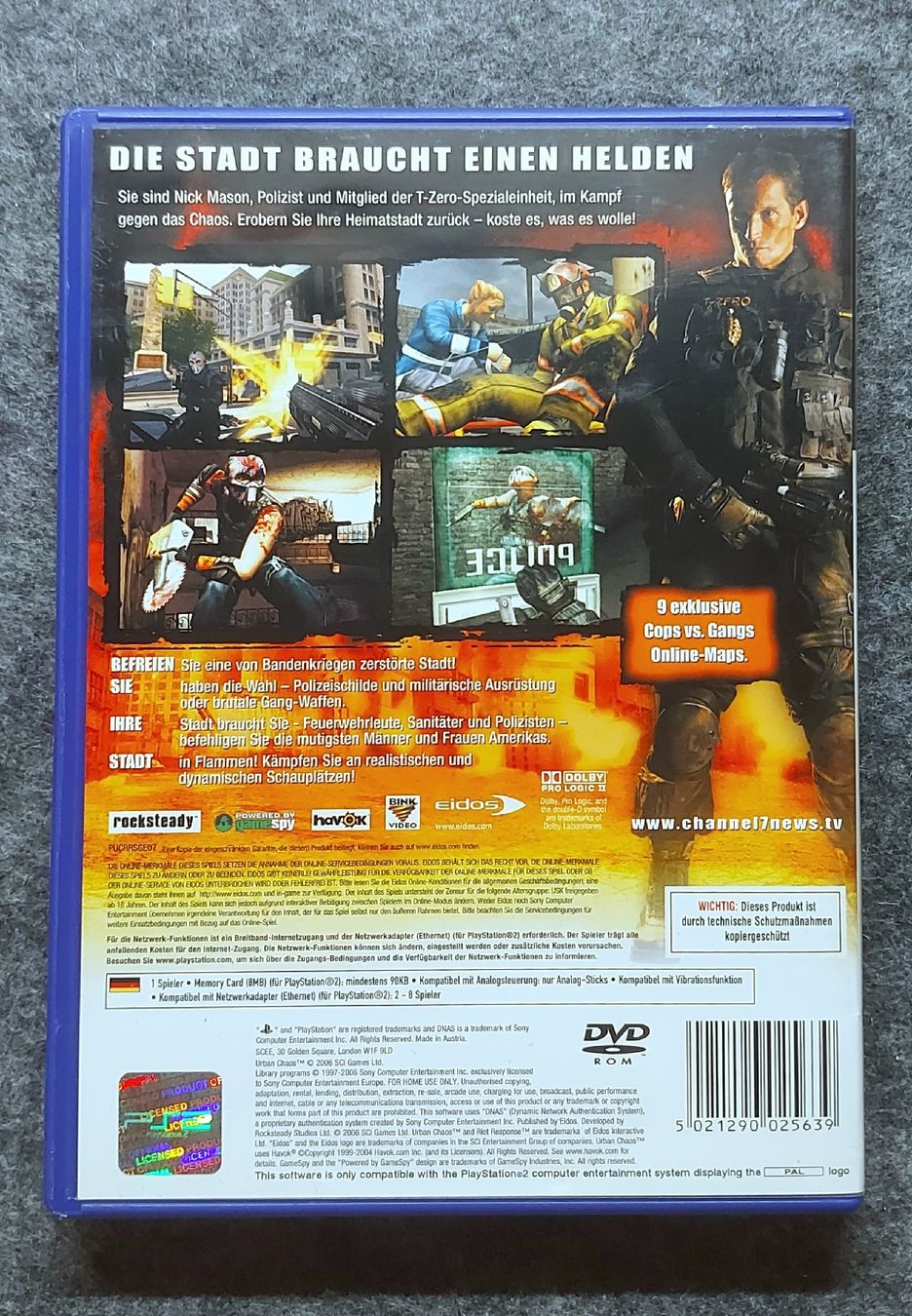 Spiele: Urban Chaos - PS2 - PlayStation 2 💥 – Gebraucht aus Courfaivre von FabNos89 2