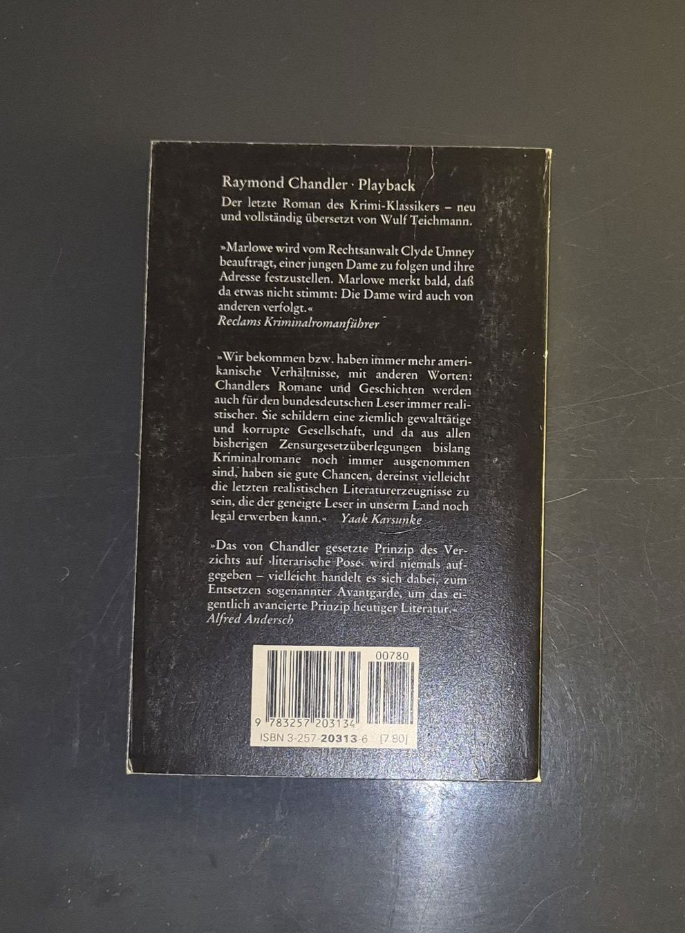 Libri: Playback von Raymond Chandler – Usato da Dübendorf venduto da Povo 4
