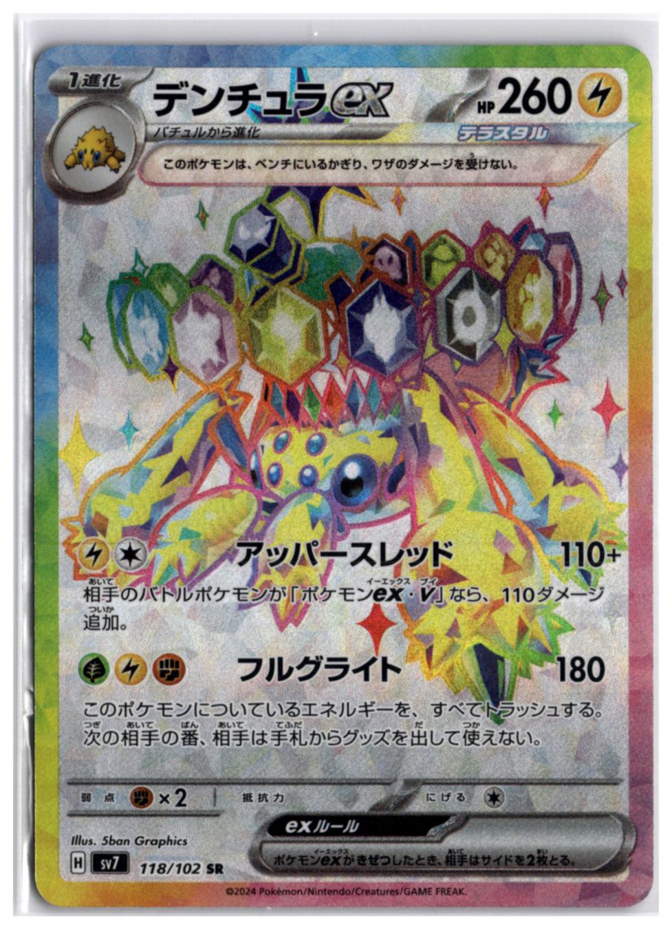Pokémon Carte collezionabili: Galvantula ex (sv7 118) SR – Nuovo (secondo la descrizione) da Andwil TG venduto da Artrarecards_Etter