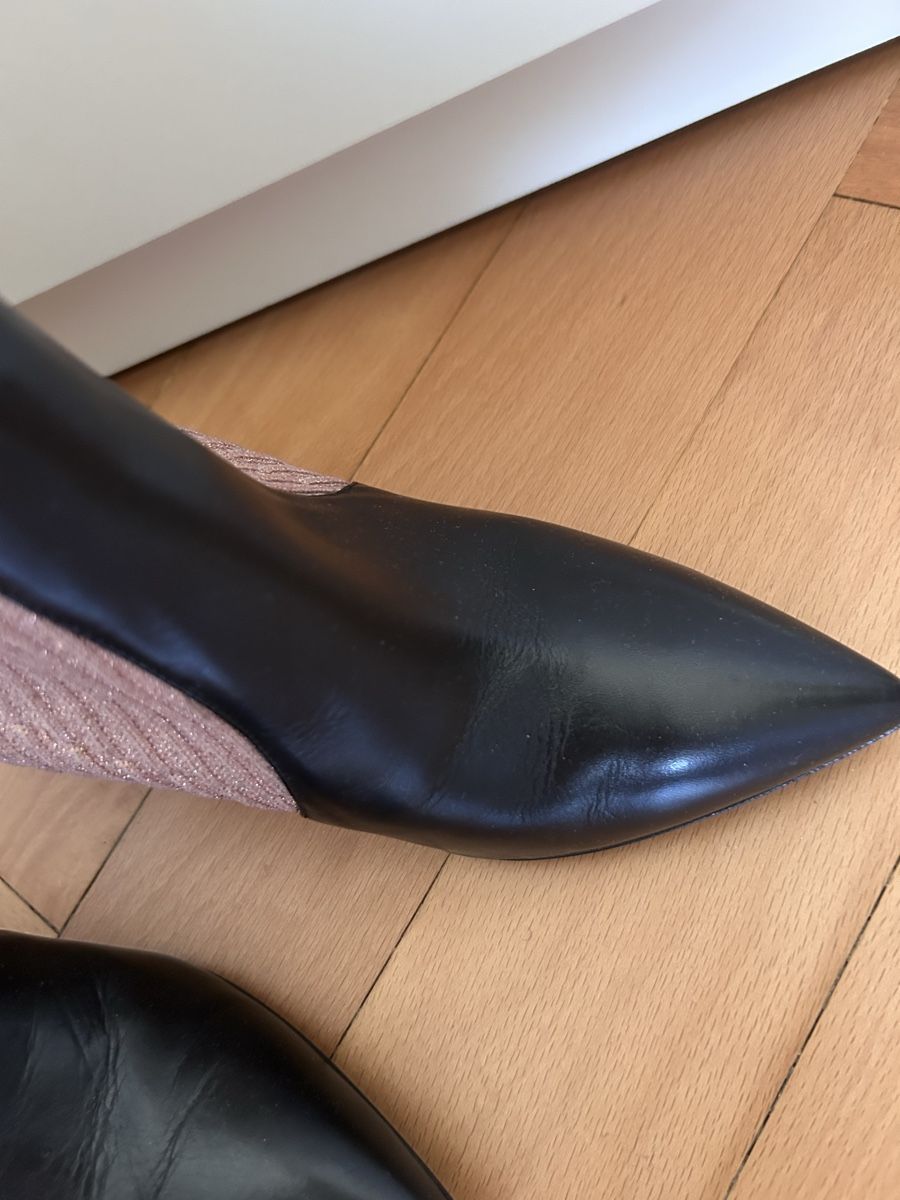 Scarpe da donna: Mid-calf fabric and leather boots by Pollini – Nuovo (secondo la descrizione) da Biel/Bienne venduto da zit_v5yc 2