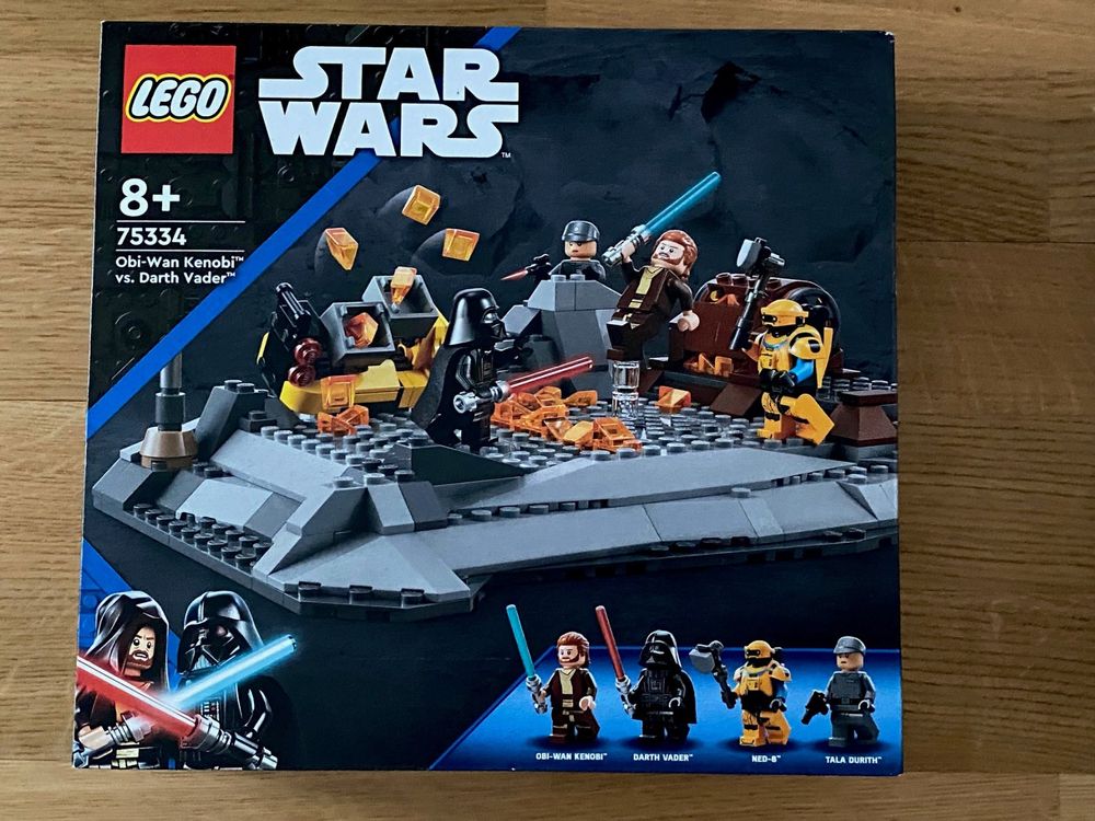 Lego Star Wars 75334 Obi Wan vs Darth Vader (Neu und originalverpackt ...