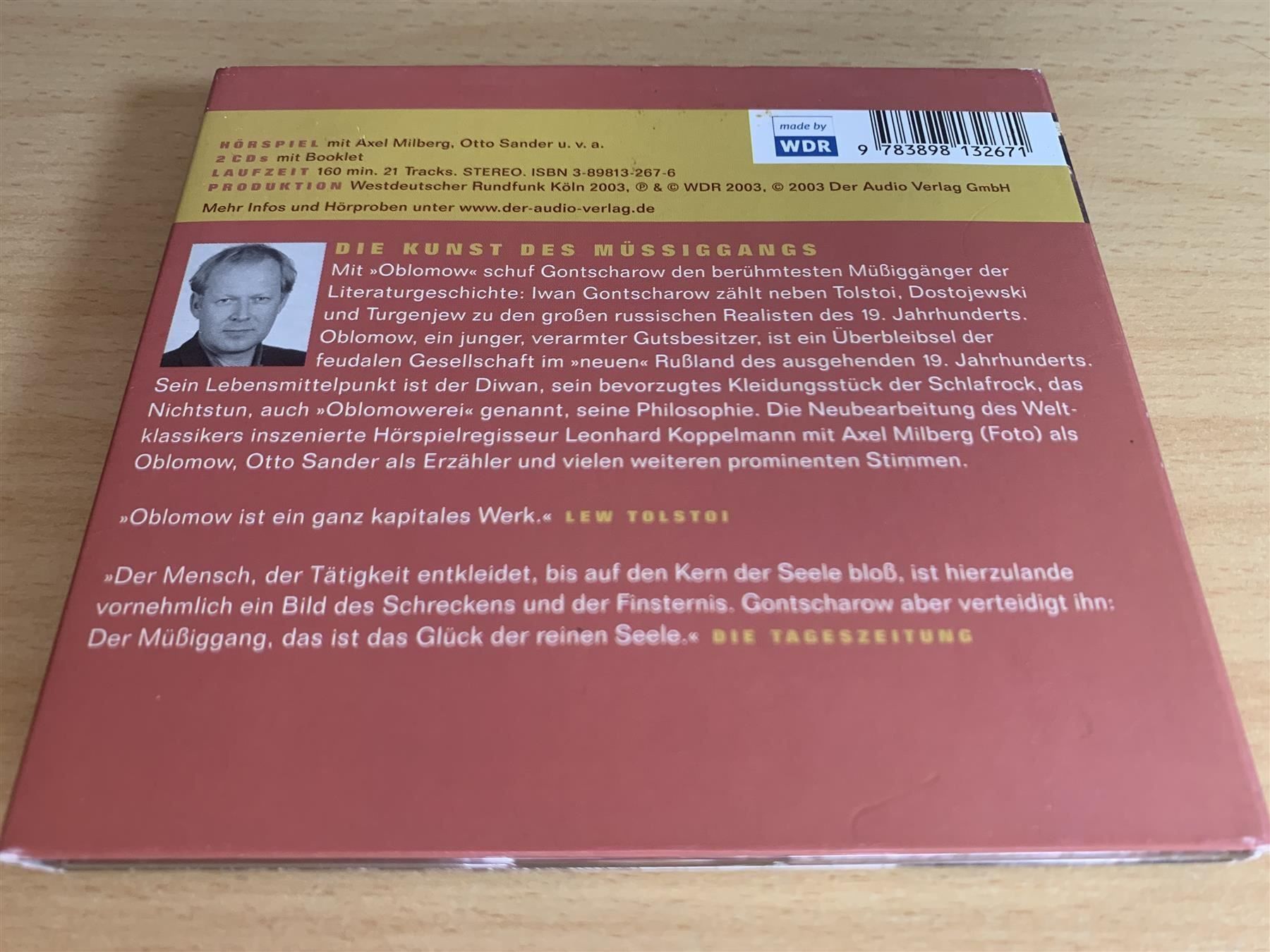 Livres audio: Iwan Gontscharow - Oblomow - 2 CD – D'occasion à Rikon im Tösstal par Alpenmutz 1