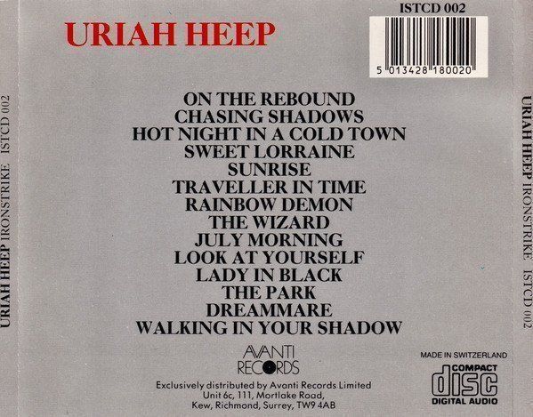 CD: Uriah Heep - include "Lady in Black", "Sweet Lorraine", – Usato da Unterbäch venduto da rubicon2012 1