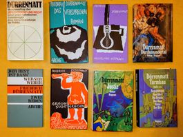 Sammlung DÜRRENMATT. 8 Bücher mit seltenen EA 1950 - 60er