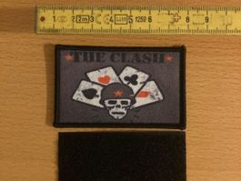 The Clash mit Klettverschluss Patch Aufnäher Metal Rock Band