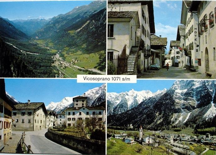 Cartoline postali: VICOSOPRANO (Bregaglia) – Usato da Jona venduto da philajona